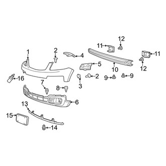 Mazda OE - Front Bumper - Bumper & Components (GS / GT / GX / i / S)