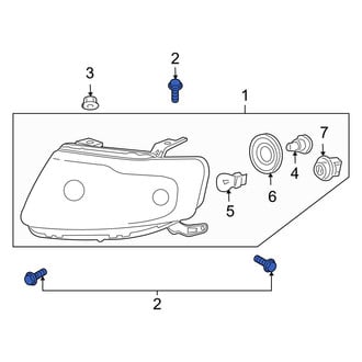 Mazda OE - Headlight Mounting Bolt