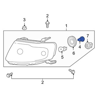 Mazda OE - Front Headlight Bulb