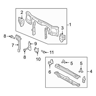 Mazda OE - Radiator Support