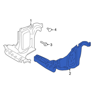 Mazda OE - Front Left Radiator Support Splash Shield