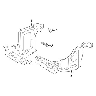 Mazda OE - Radiator Support - Splash Shields