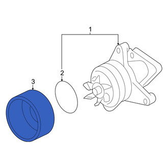Mazda OE - Engine Water Pump Pulley