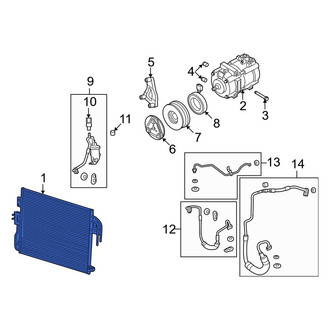 Mazda OE - A/C Condenser