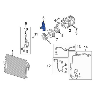 Mazda OE - A/C Compressor Bracket