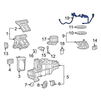 Mazda OE - HVAC System Wiring Harness