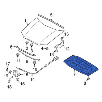 Mazda OE - Hood Insulation Pad