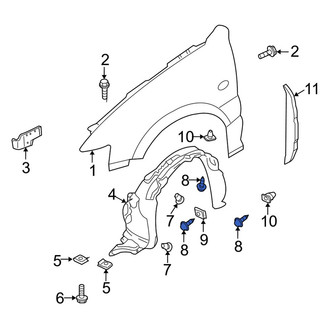 Mazda OE - Rocker Panel Molding Screw