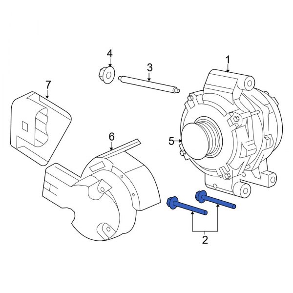 Alternator Bracket Bolt