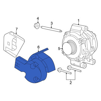 Mazda OE - Alternator Air Duct