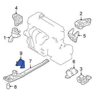 Mazda OE - Manual Transmission Mount Bracket