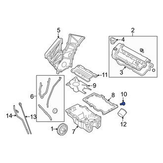 Mazda OE - Engine Oil Drain Plug