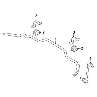 Mazda OE - Front Suspension - Stabilizer Bar & Components