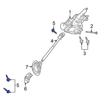 Mazda OE - Steering Shaft Bolt