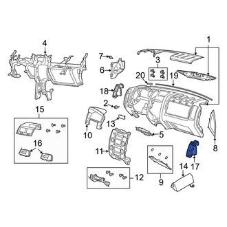 Mazda OE - Right Lower Instrument Panel Air Duct