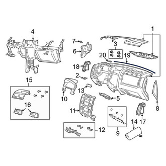 Mazda OE - Right Instrument Panel Weatherstrip