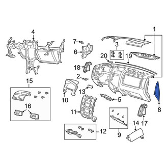 Mazda OE - Instrument Panel Side Cover