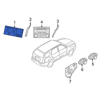 Mazda OE - Radio Control Unit