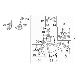 Mazda OE - Console Wiring Harness