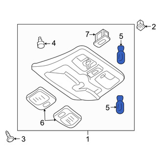 Mazda OE - Map Light Bulb