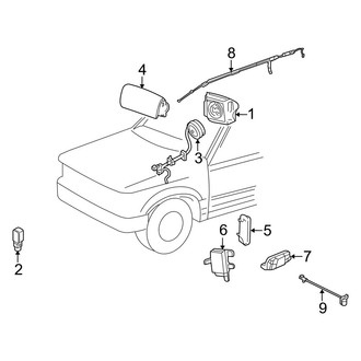 Mazda OE - Restraint Systems - Air Bag Components