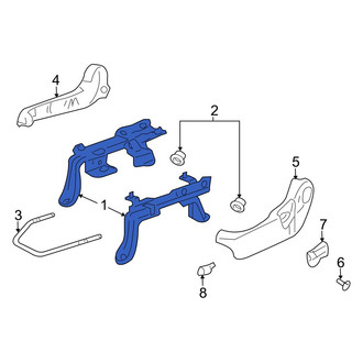 Mazda OE - Left Inner Seat Track
