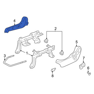 Mazda OE - Left Inner Seat Trim Panel