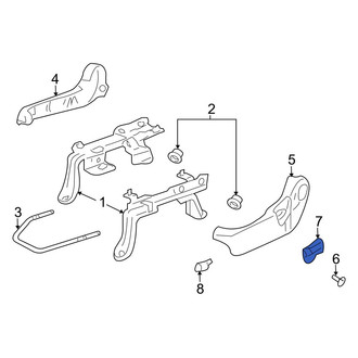 Mazda OE - Front Left Seat Adjustment Knob