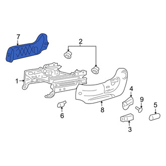 Mazda OE - Left Inner Seat Trim Panel