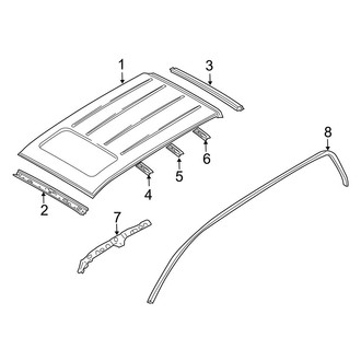 Mazda OE - Roof & Components (With Sunroof)