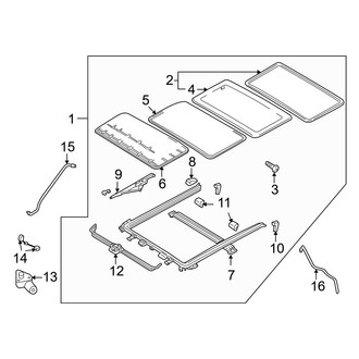 Mazda OE - Roof - Sunroof (With Sunroof)