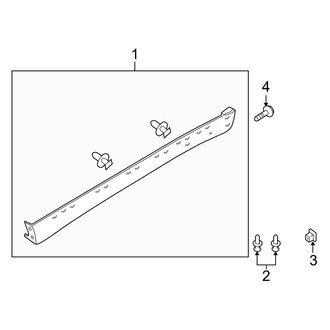 Mazda OE - Pillars, Rocker & Floor - Exterior Trim