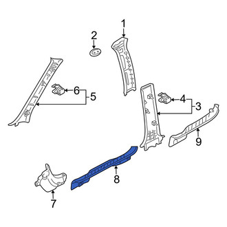 Mazda OE - Front Right Door Sill Plate