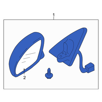 Mazda OE - Front Right Door Mirror