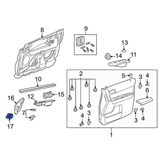 Mazda OE - Front Left Door Mirror Switch