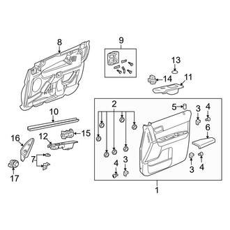 Mazda OE - Front Door - Interior Trim