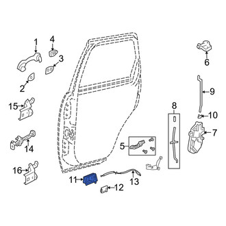 Mazda OE - Rear Left Inner Interior Door Handle
