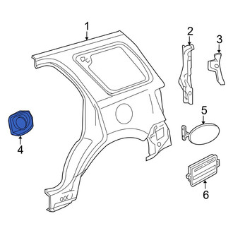 Mazda OE - Rear Fuel Filler Housing