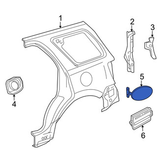 Mazda OE - Rear Fuel Filler Door