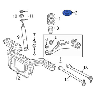 Mazda OE - Rear Coil Spring Insulator
