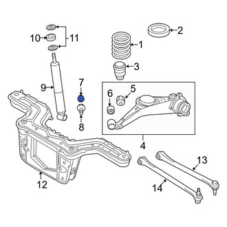 Mazda OE - Rear Alignment Camber Adjusting Eccentric