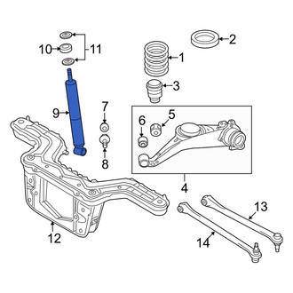 Mazda OE - Rear Suspension Shock Absorber