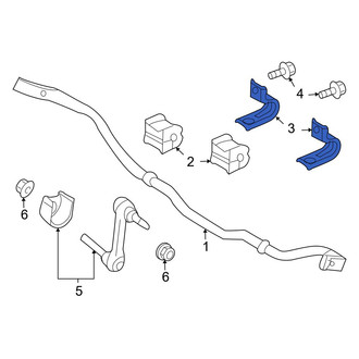 Mazda OE - Rear Suspension Stabilizer Bar Bracket