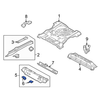 Mazda OE - Rear Parking Brake Cable Bracket