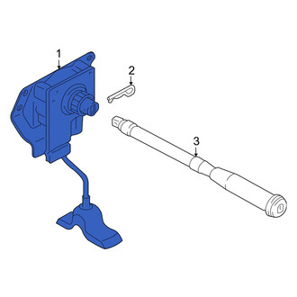 Mazda OE - Rear Spare Tire Hoist
