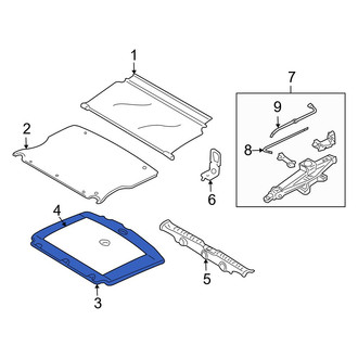 Mazda OE - Rear Trunk Floor Access Cover