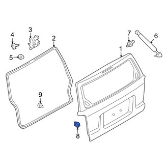 Mazda OE - Rear Liftgate Latch
