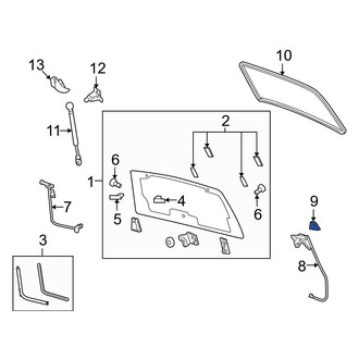 Mazda OE - Rear Liftgate Glass Handle