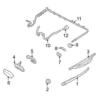Mazda OE - Lift Gate - Wiper & Washer Components