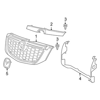 Mazda OE - Grille & Components (FULL HYBRID EV-GAS (FHEV))